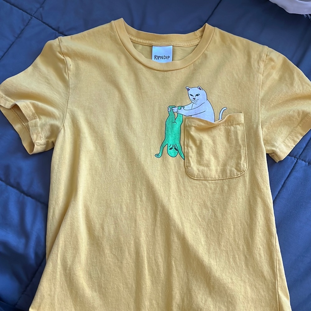 Cat and alien Ripndip t shirt
